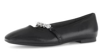 Gabor Ballerina Schwarz mit Schmuck