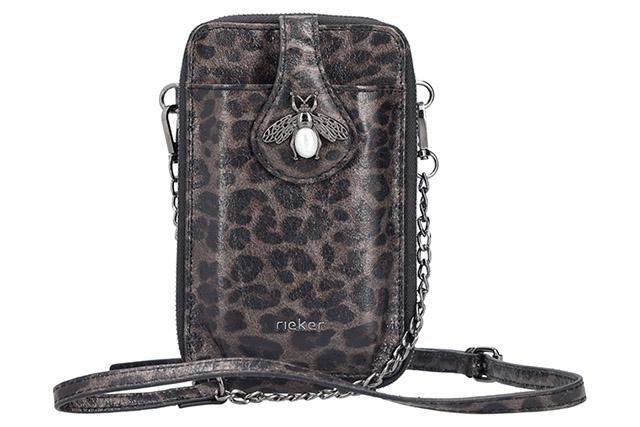 Tasche Handybag Schwarz-Braun