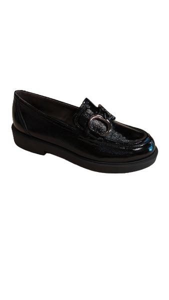Paul Green Loafer Schwarz Lack