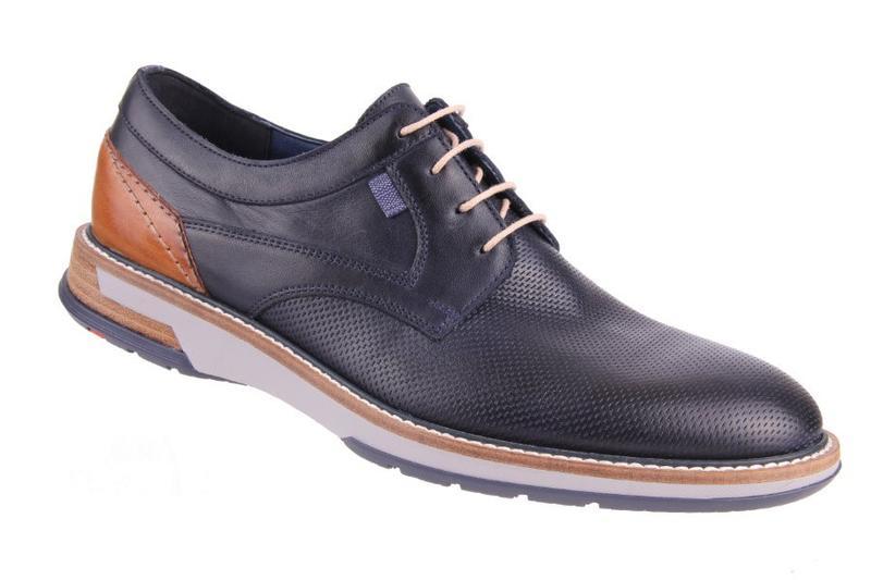 Lloyd Herren Sneaker Blue/Cognac