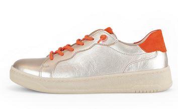 Gabor Sneaker Metallic-Orange mit Elastikbänder