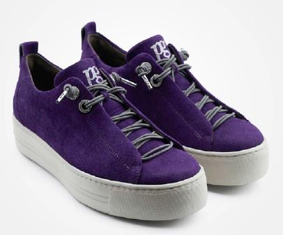 Paul Green Sneaker Lila Elastikbänder