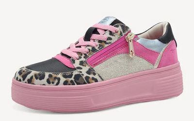 Tamaris Comfort mit Zipp Pink-Leo