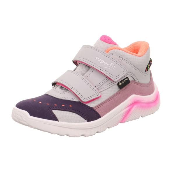 Superfit Kinder Halbschuh GORETEX Lila-Weiß-Rosa