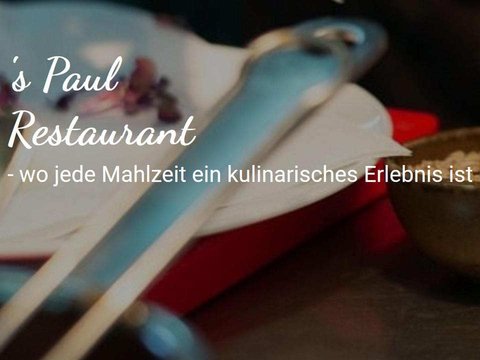 s'Paul Restaurant Traunkirchen Mitterndorf