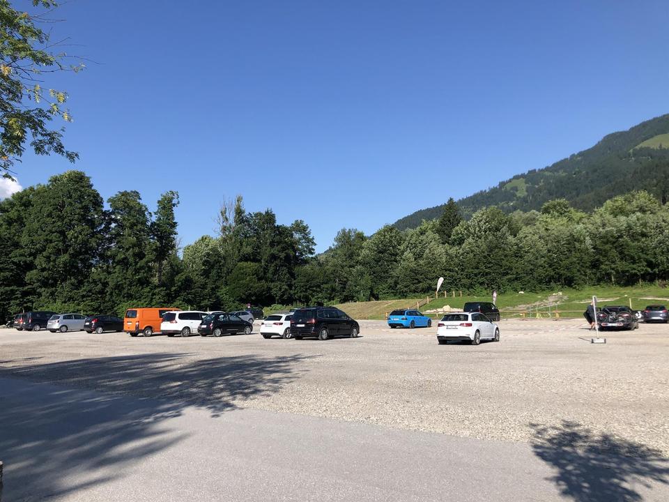 Söll_Ahornsee Parkplatz_Wilder Kaiser