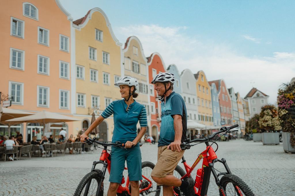 Radfahrer in Schärding