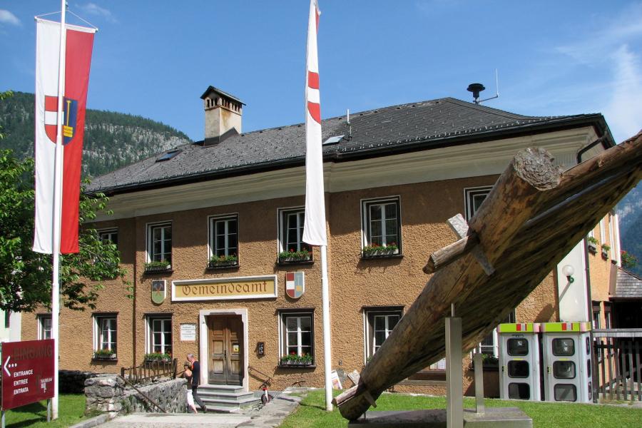 Gemeindeamt Hallstatt im Zentrum