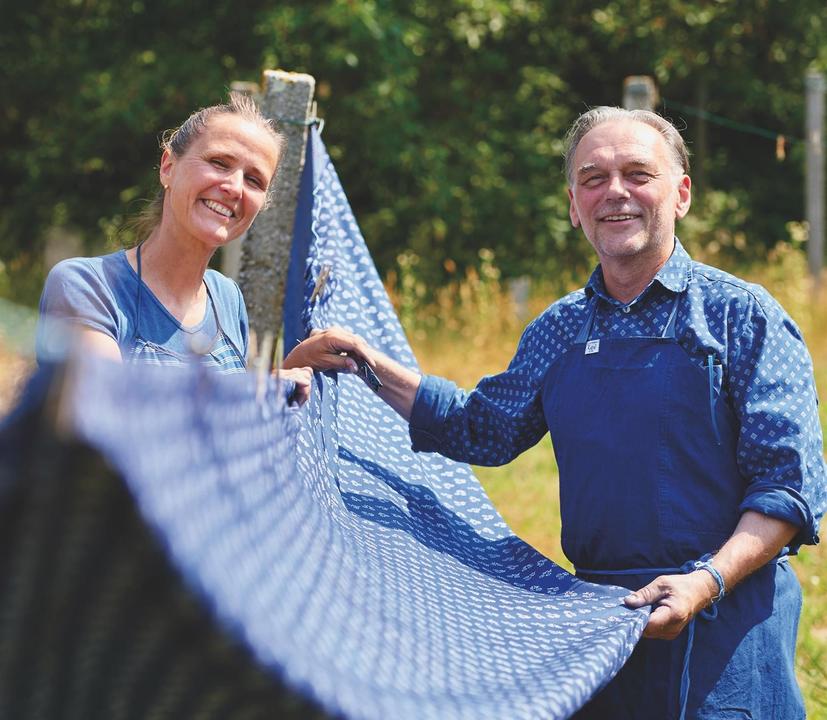Original Indigo Blaudruck KOO´