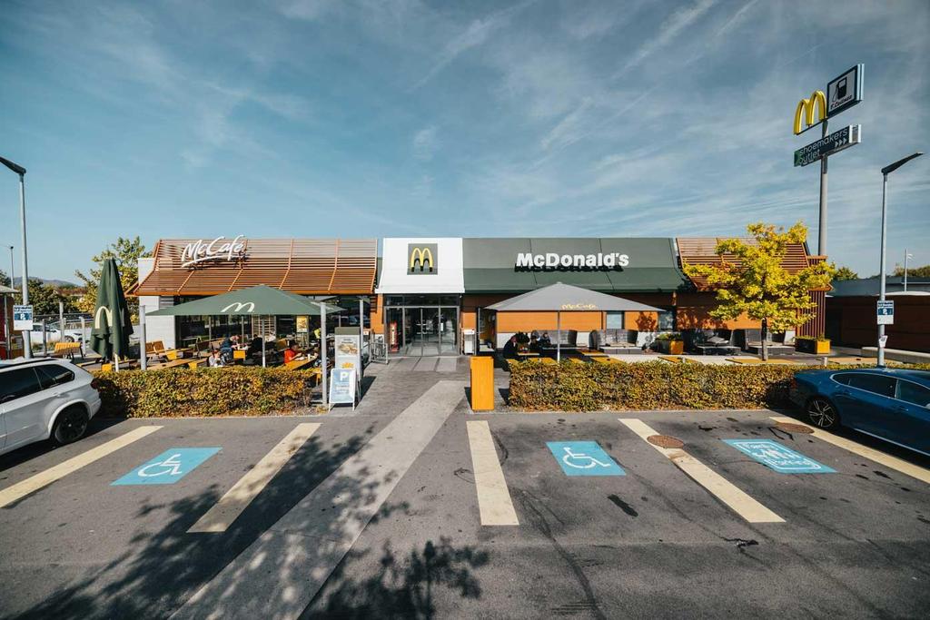 Mc Donalds Feldkirchen Außenansicht