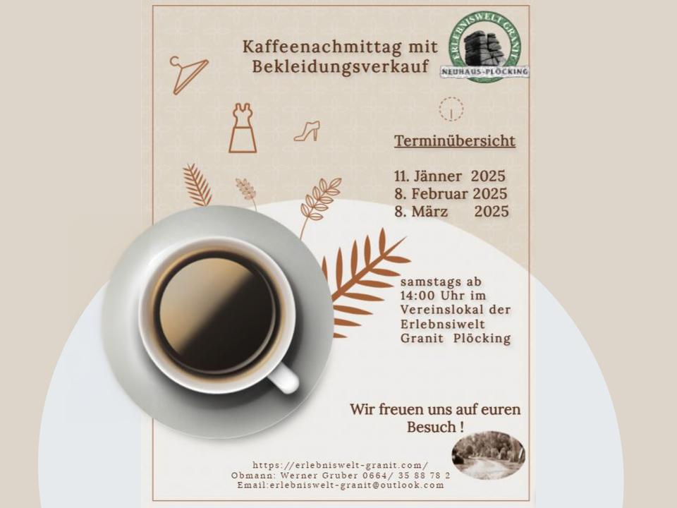 Kaffeenachmittag Erlebniswelt Granit