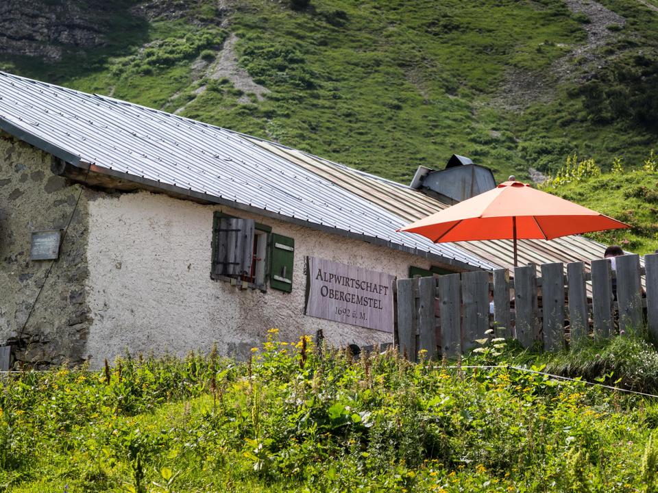 Obere Gemstelhütte Mittelberg Sommer