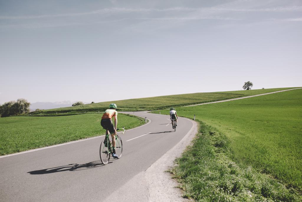 Rennradfahrer in der Vitalwelt
