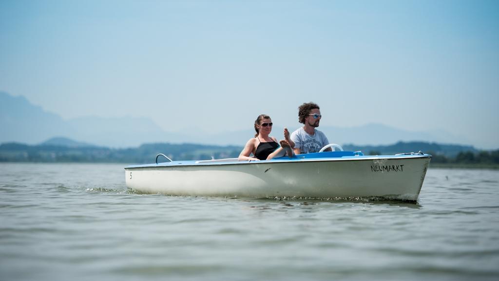 Bootfahren am Wallersee