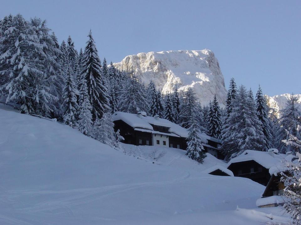 view from piste to house 15
