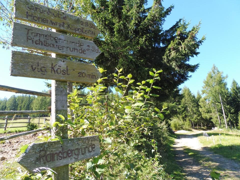 Wegweiser MTB 2 Grünhüttentour
