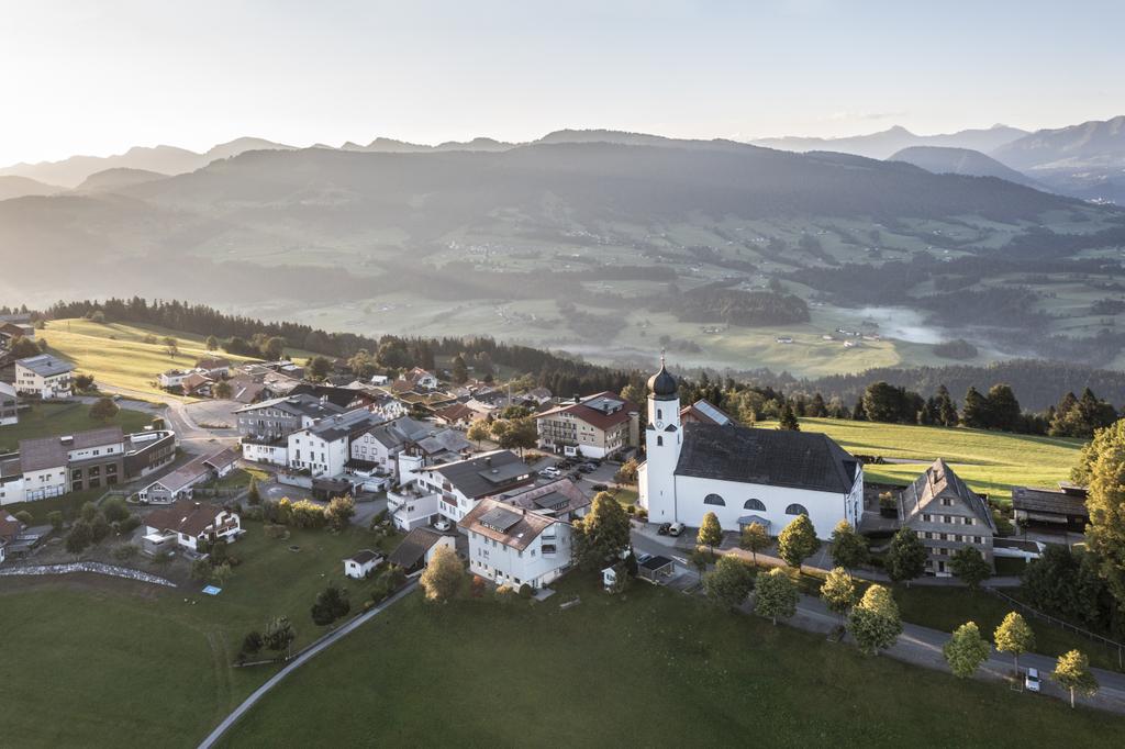 Blick auf Dorf Sulzberg