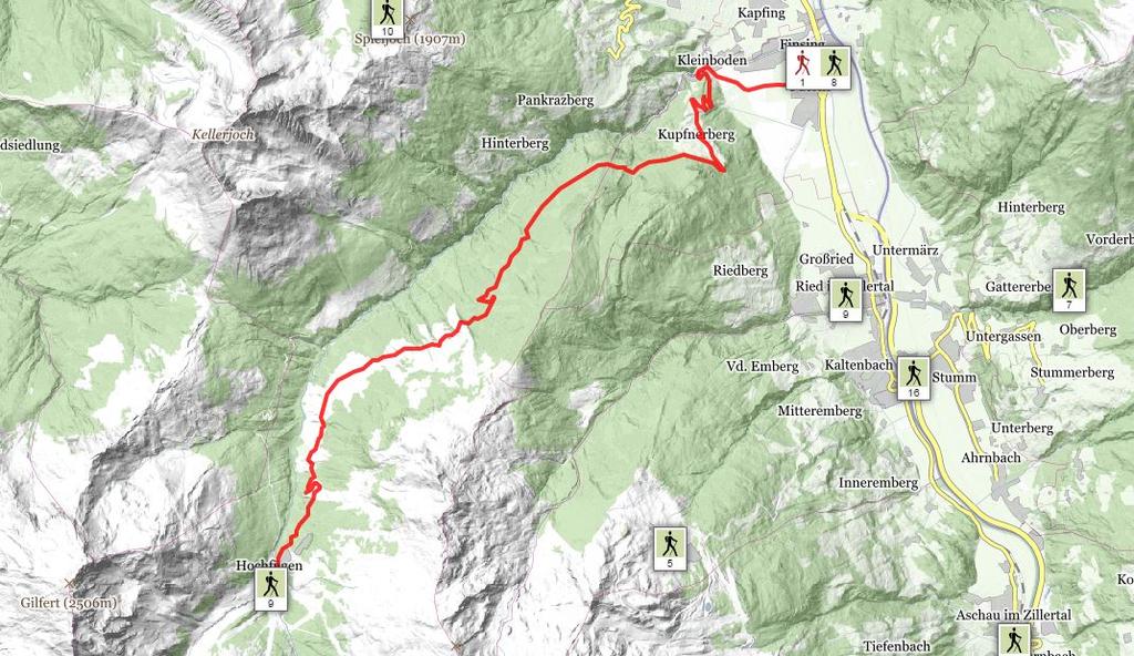 Wanderweg Uderns - Schlagalm - Hochfügen.JPG
