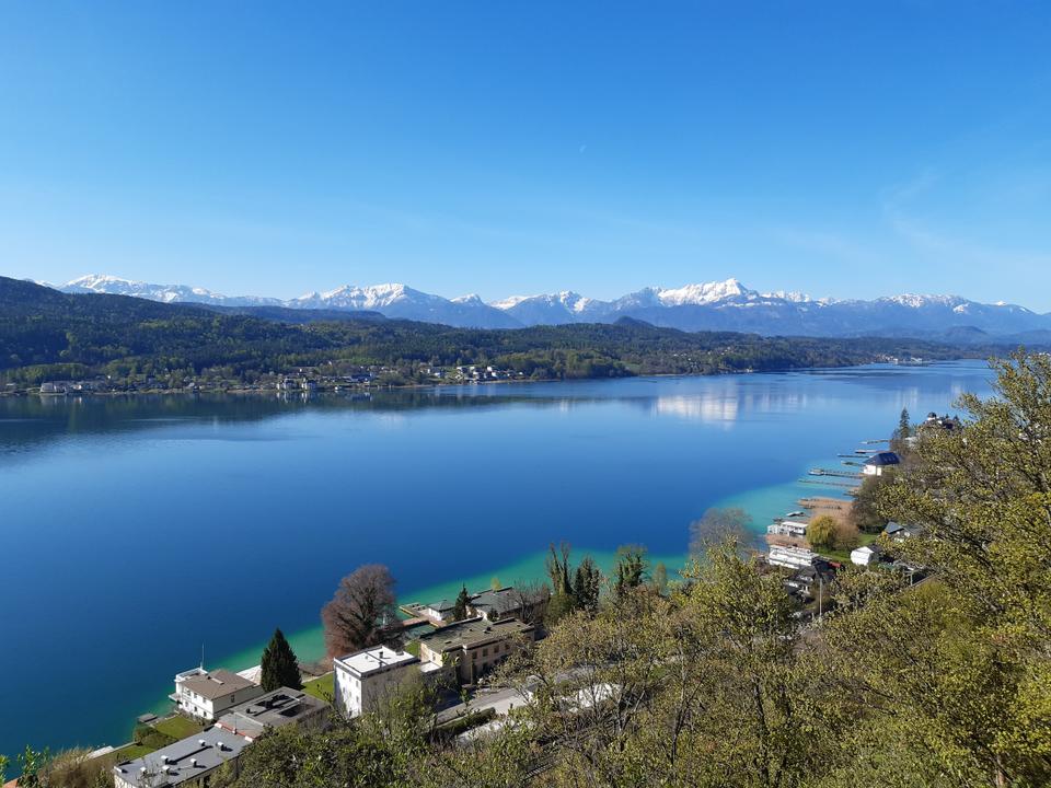Blick Hohe Gloriette auf Wörthersee