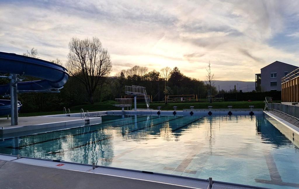 Neues Freibad - Abendstimmung