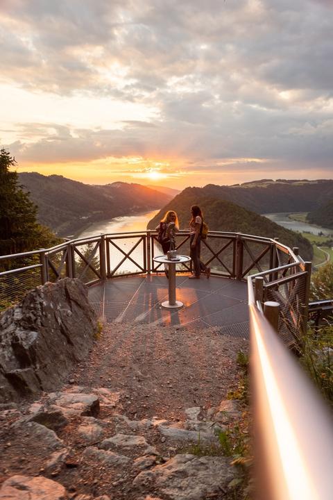 Aussichtsplattform Schlögener Schlinge in Haibach