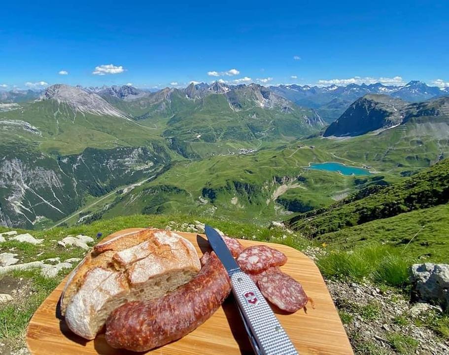 Seekopf Bergrestaurant Drohnenaufnahme