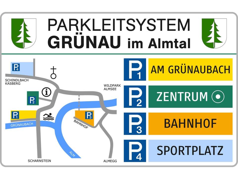 Parkleitsystem Grünau im Almtal