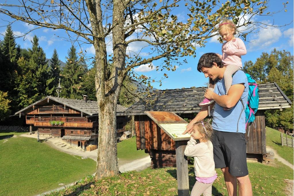 Museum Tiroler Bauernhöfe geeignet für Familien