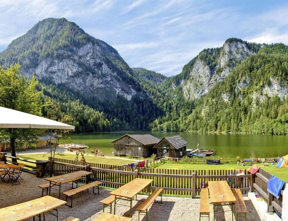 Gleinkersee mit Gastgarten