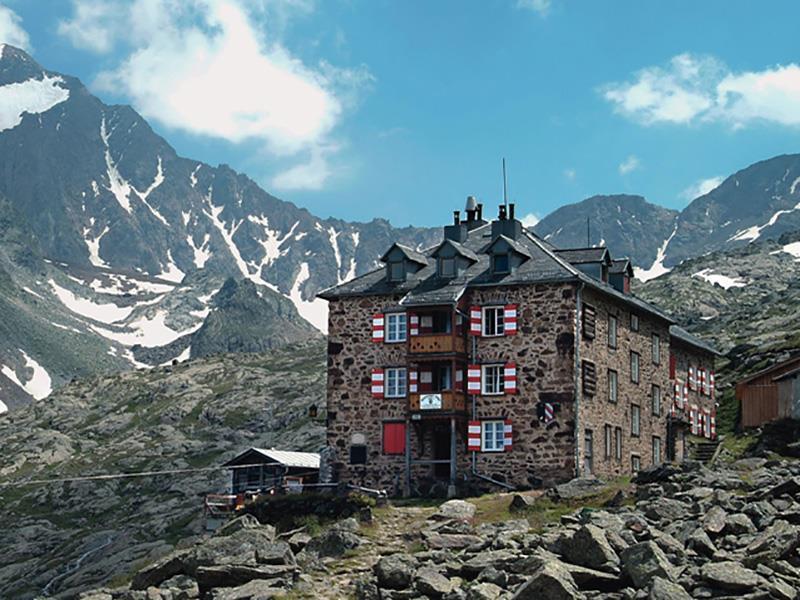 Nürnberger Hütte 2.297m - Sommer