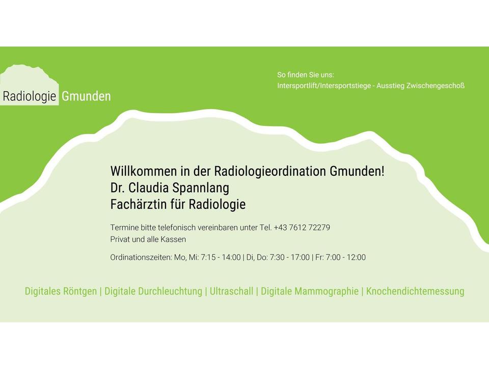 Radiologie Gmunden - Dr. Claudia Spannlang