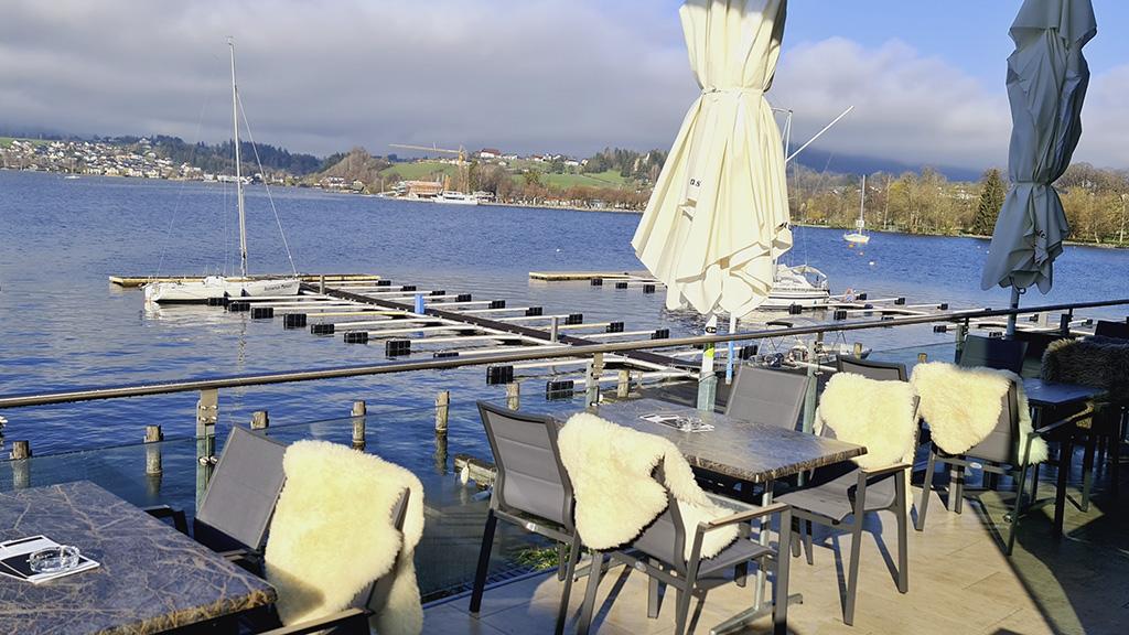 Seecafe Mondsee Terrasse