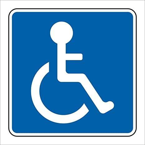 Parkplatz für mobilitätseingeschränkte Personen