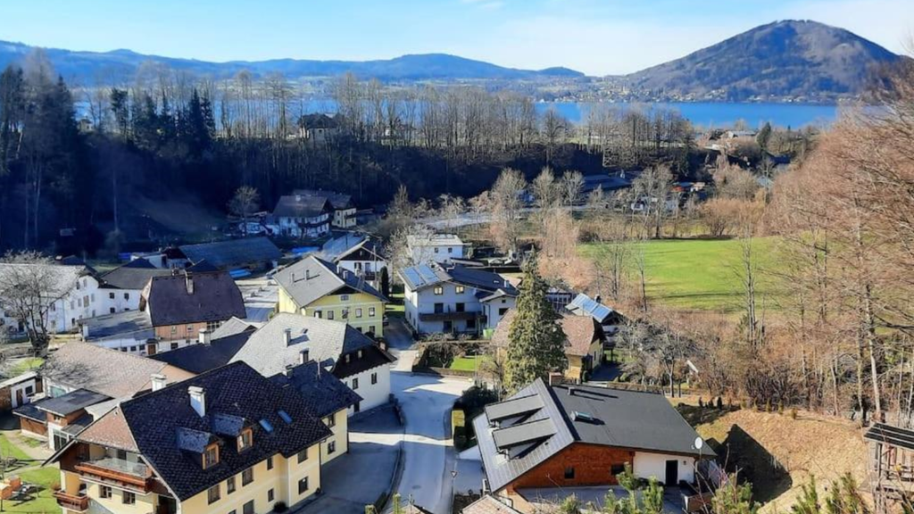 Fewo Weyregg Ausblick