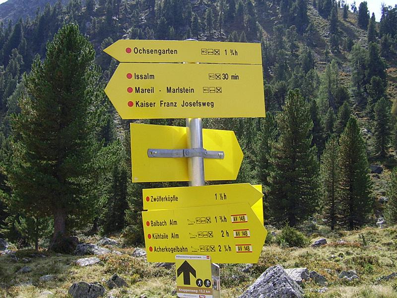 Wegschilder