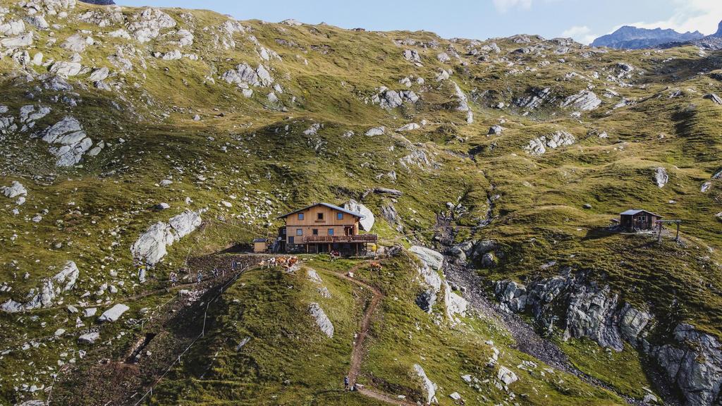Eisseehütte Vogeperspektive