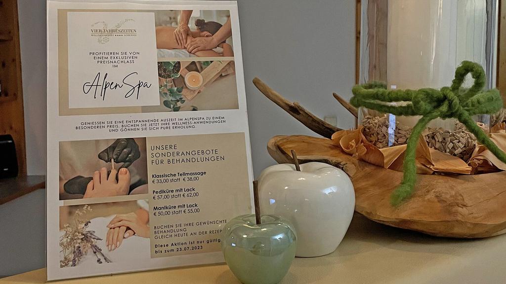 im Wellnessbereich des Hotel Vier Jahreszeiten