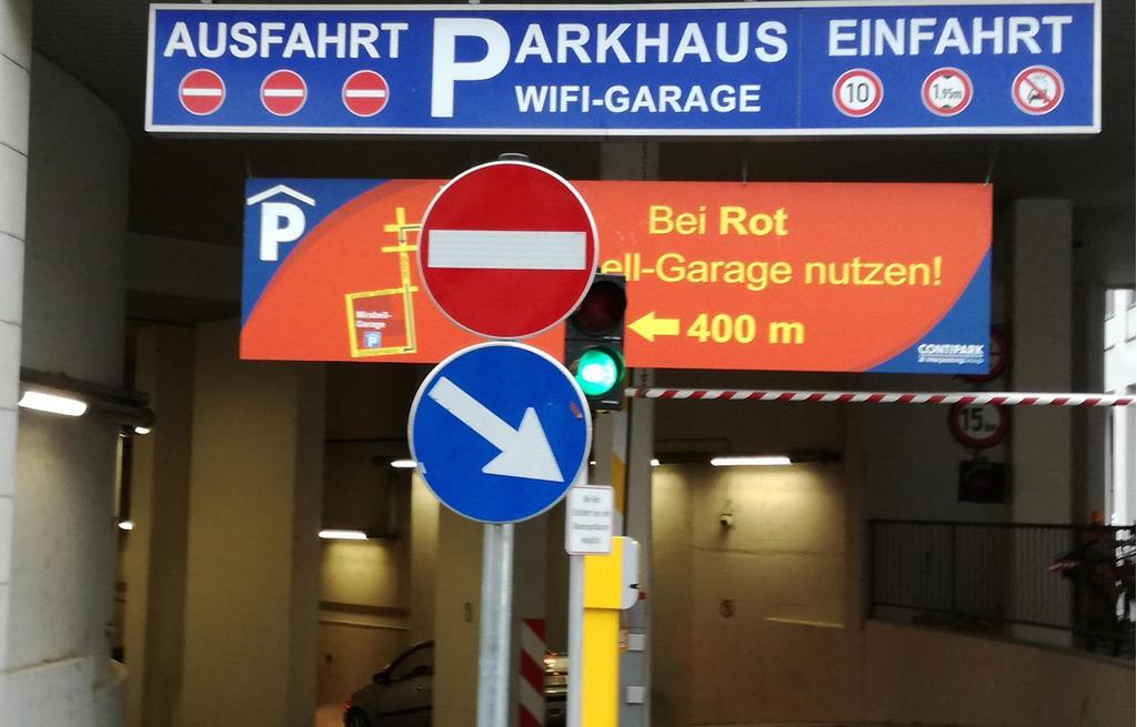 Tiefgarage WIFI