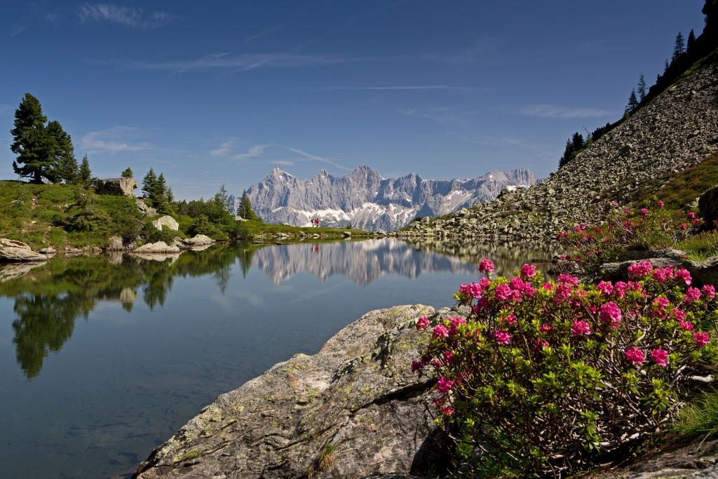 Der Spiegelsee (Mittlerer Gasselsee) auf der Reiteralm