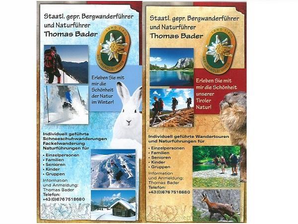 Natur- und Bergwanderführer Bader Thomas