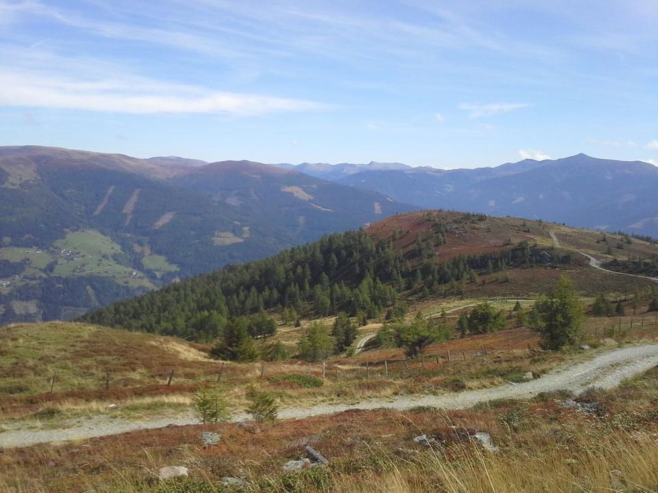 Blick auf den Krametbühel, Krangleralm