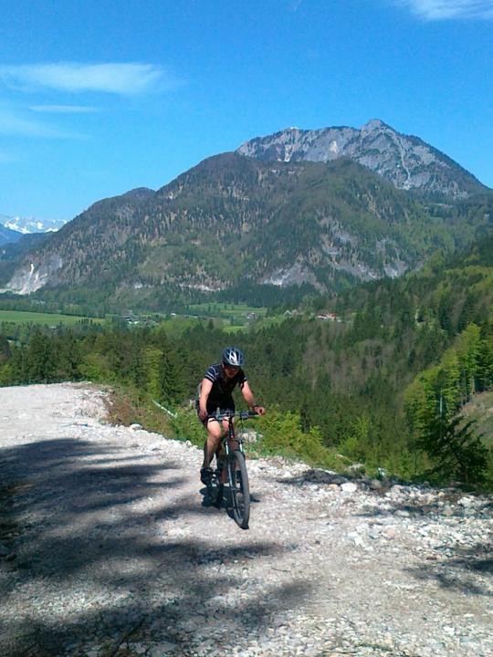 Auffahrt zum Strubberg, Blick Richtung Scheffau