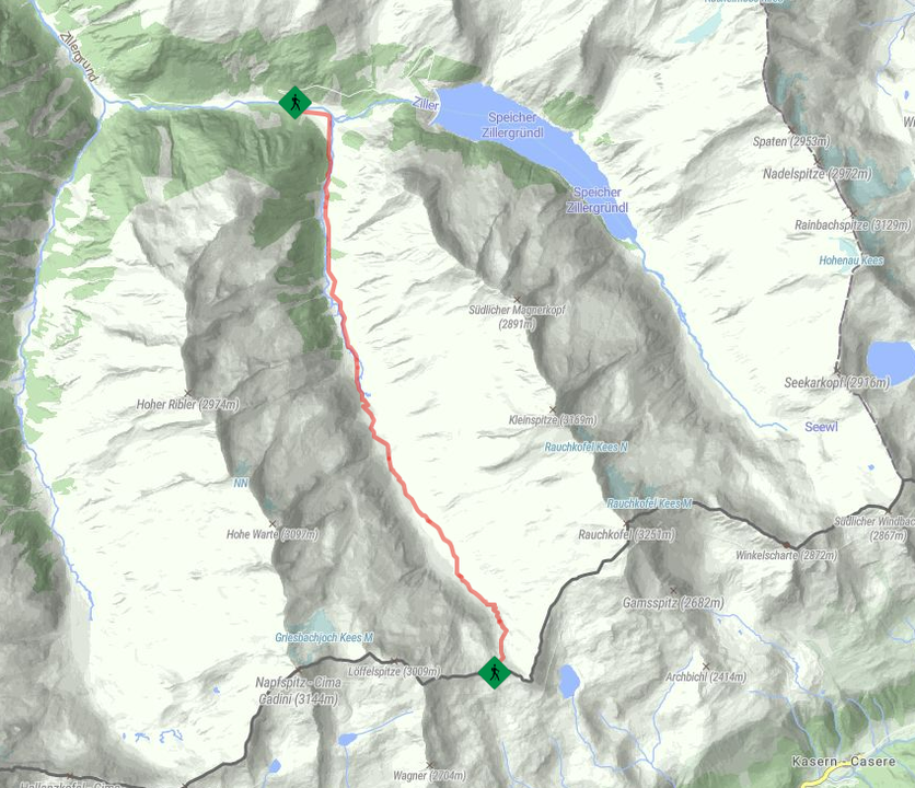 Bergwanderung Zillergrund Bärenbadalm - Hundskehljoch.PNG