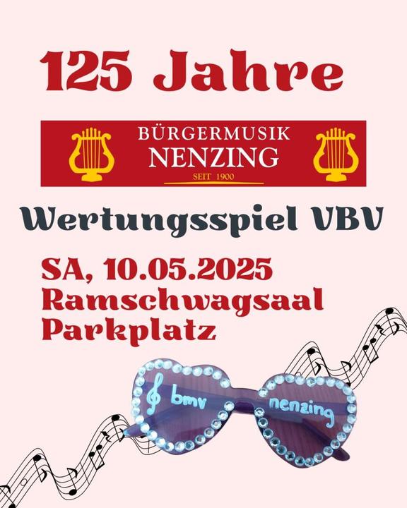 Flyer für die 125-Jahr-Feier