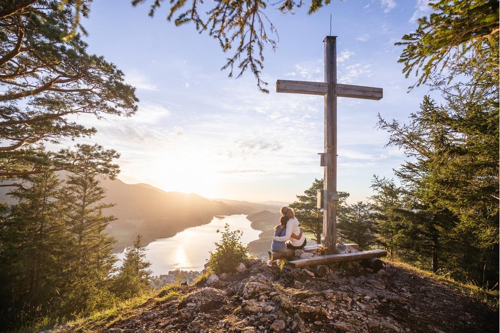 Sonnenuntergang am Ellmaustein