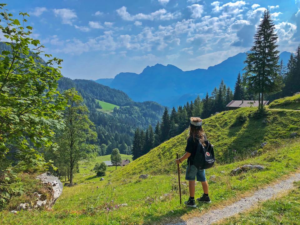 Am Wanderweg zur Almenwelt Lofer