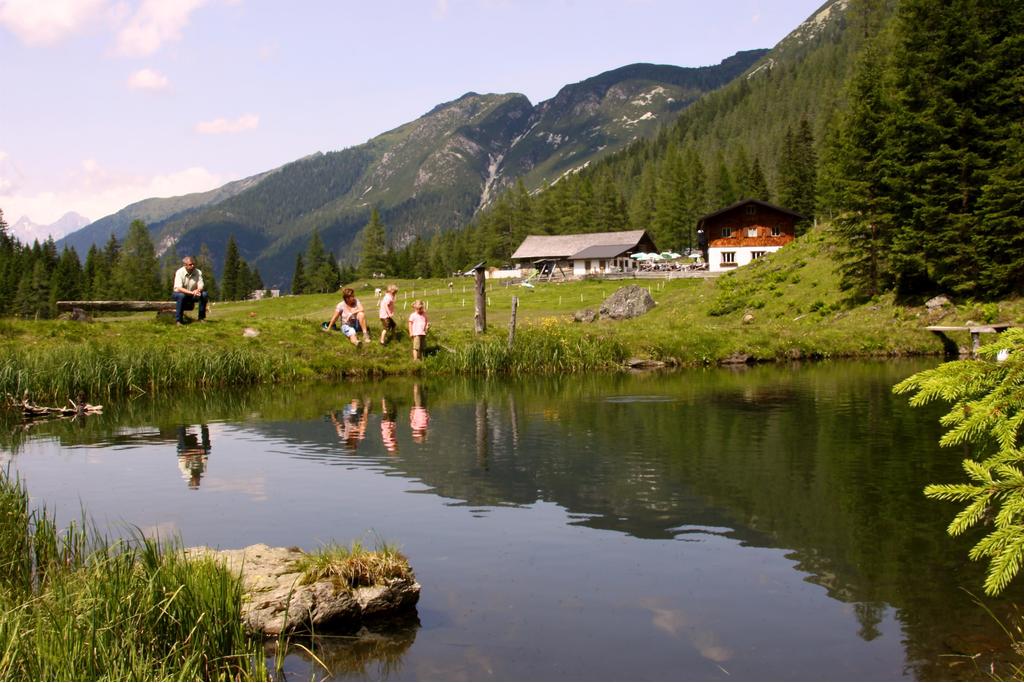 Vögeialm mit Fischteich