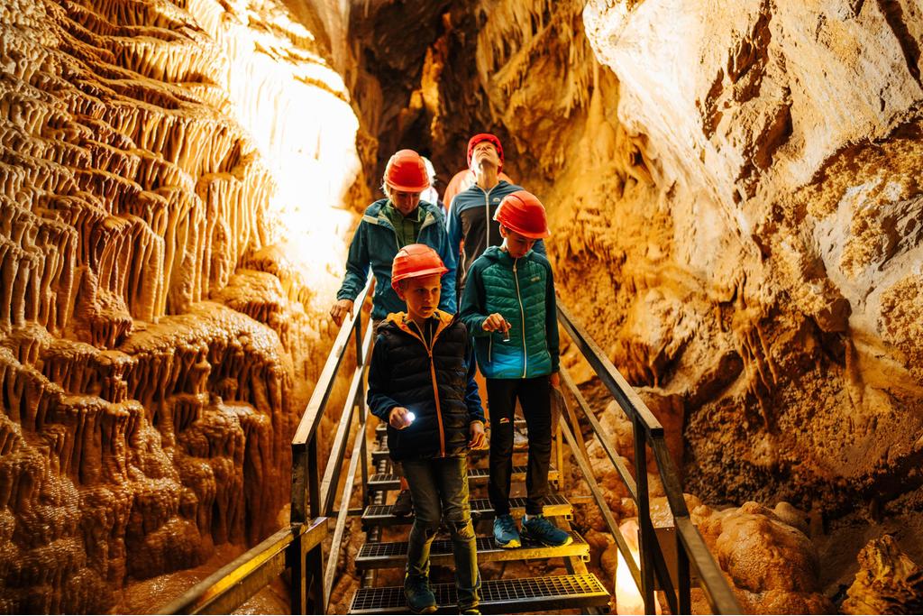 Obir Tropfsteinhöhle Familie