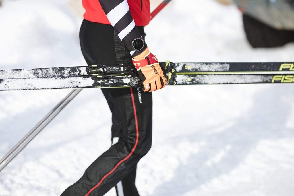 Unterwegs zum Langlaufen