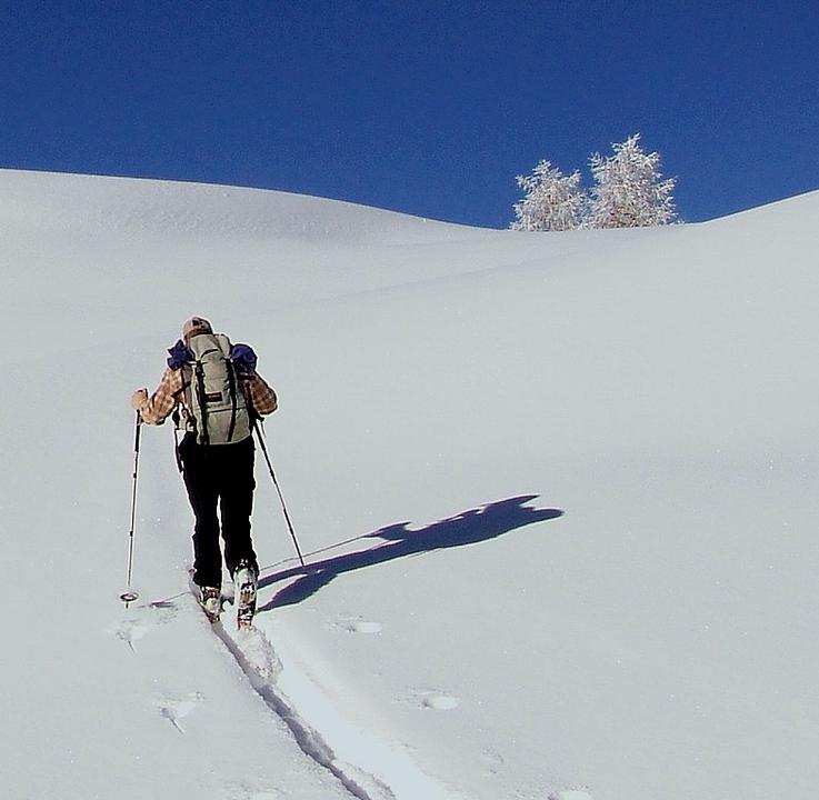 Auf der ehemaligen Skipiste zur Häusleralm